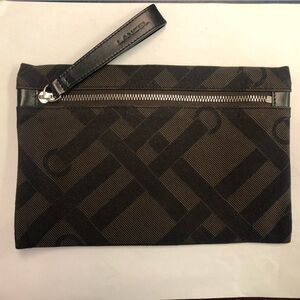 EUC Lancel wristlet/zippered couch/ cosmetic pouch